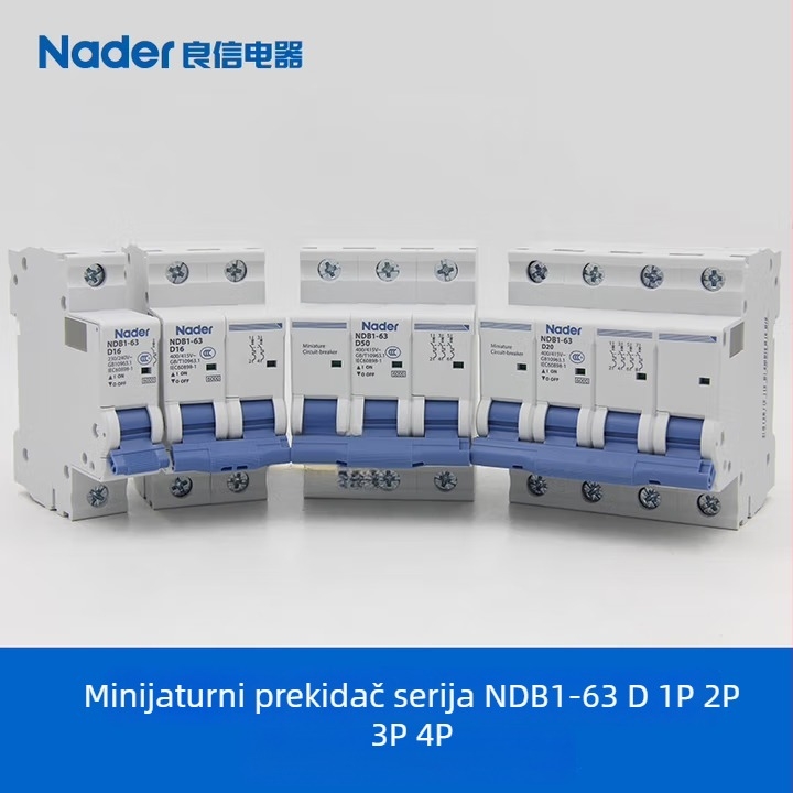 Nader NDB1-63D serija Miniaturni prekidač