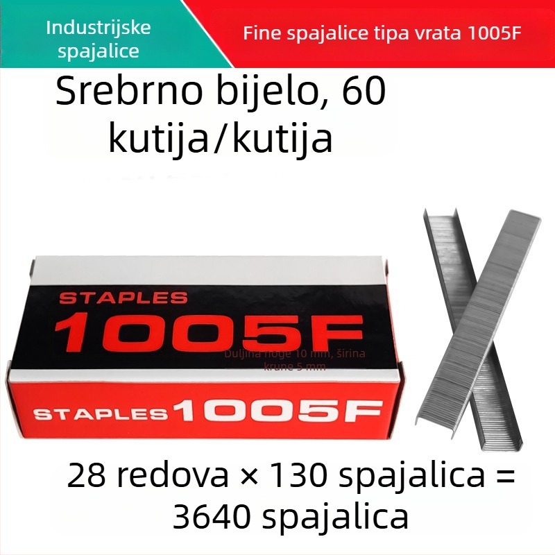 Crni industrijski pneumatski ekseri za građevinu — modeli 1010F, 1005F, 1007F; ekseri tipa vrata; ekseri u obliku slova U; tanki ekseri