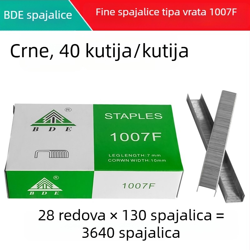 Crni industrijski pneumatski ekseri za građevinu — modeli 1010F, 1005F, 1007F; ekseri tipa vrata; ekseri u obliku slova U; tanki ekseri