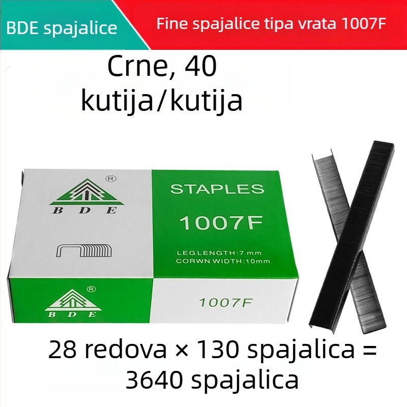 Crni industrijski pneumatski ekseri za građevinu — modeli 1010F, 1005F, 1007F; ekseri tipa vrata; ekseri u obliku slova U; tanki ekseri