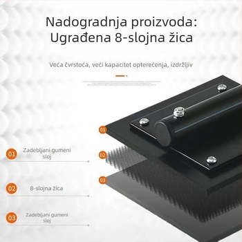 Ogromni gumeni čekić za postavljanje pločica – alat za zidare s debelom glavom