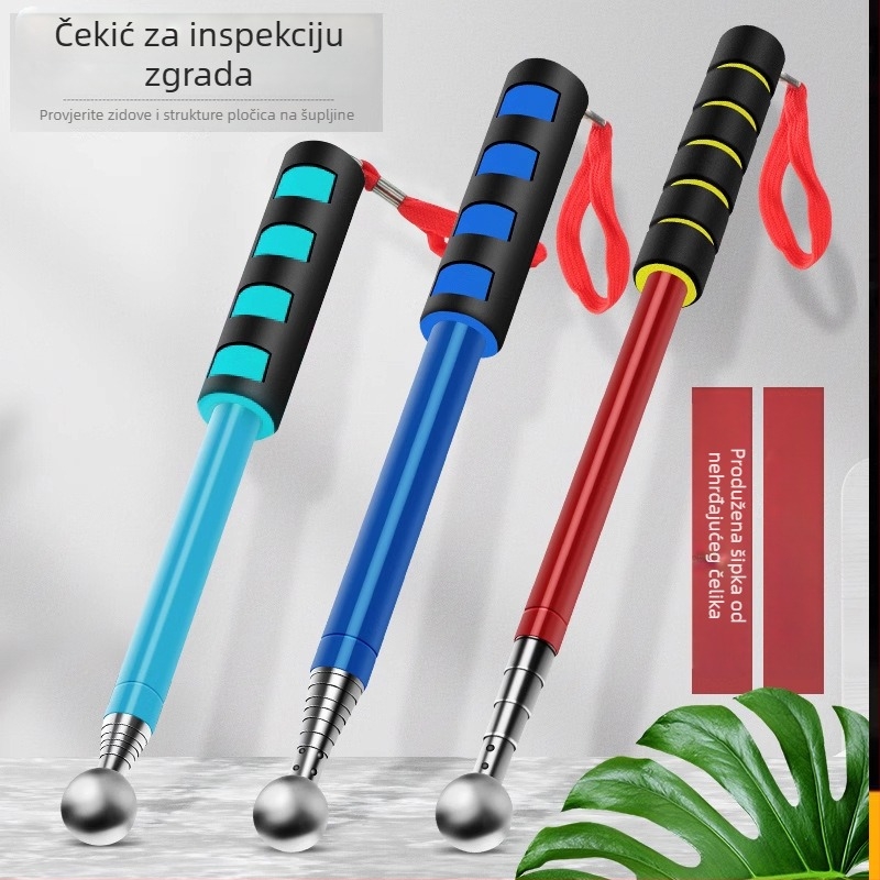 Teleskopijski čekić za ispitivanje šupljih zidova, alat za provjeru stambenog prostora