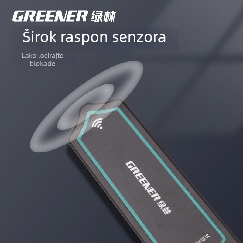 Visoko precizan lokalizator cijevi i detektor za začepljenje za električare