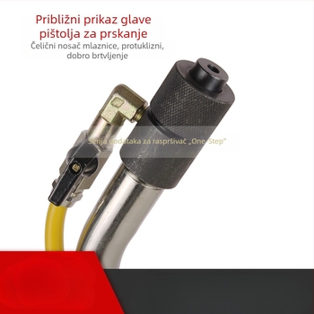 Set pištolja za prskanje s uvijenim cijevima za kamen teksture boju, špachtu i vodonepropusne premaze, dodatak za mlaznicu