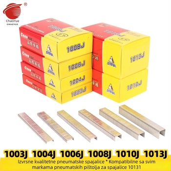 Beyond Martin pneumatski kod nokt, U-oblik nokti za vrata, modeli 1003J, 1006J, 1008J, 1010J, 1013J
