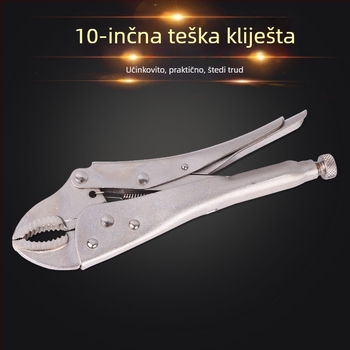 Teške kliješta s okruglim čeljustima, 7 i 10 inča, gumene i polirane drške, za industrijsko održavanje