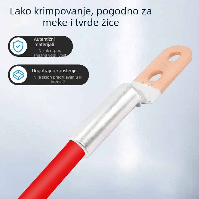 Bakro-aluminijski kabelski terminal s dvostrukim otvorom, DTLS/DTL25-630