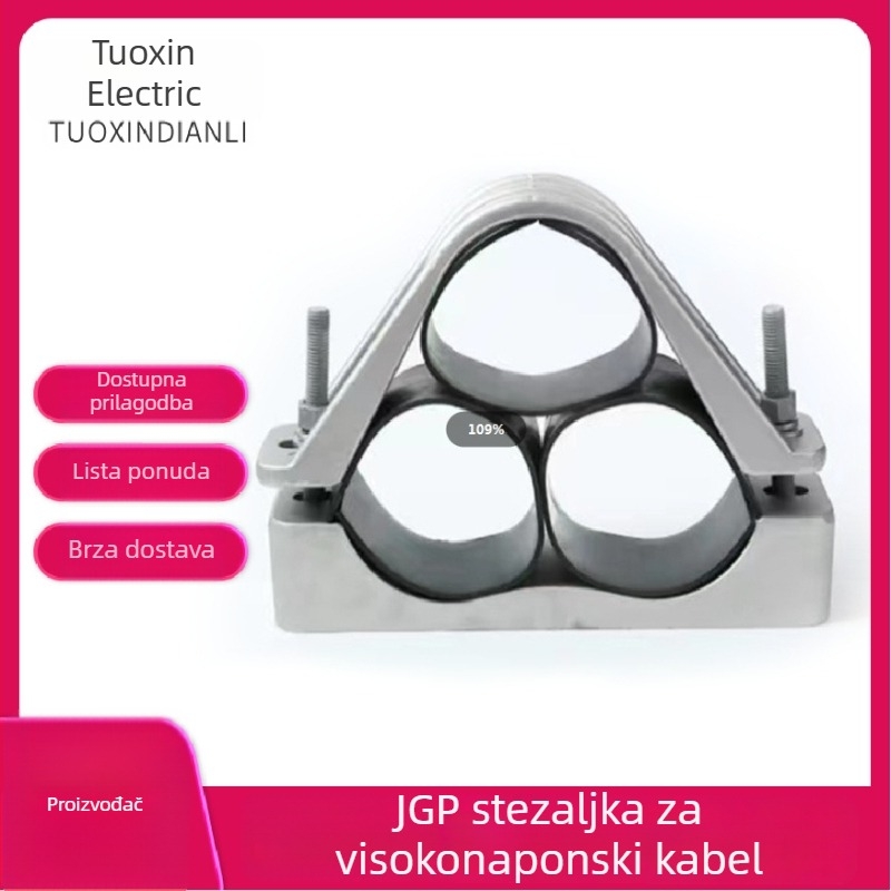 JGP aluminijski držač visokovoltnih kablova s tri jezgre, stezaljka