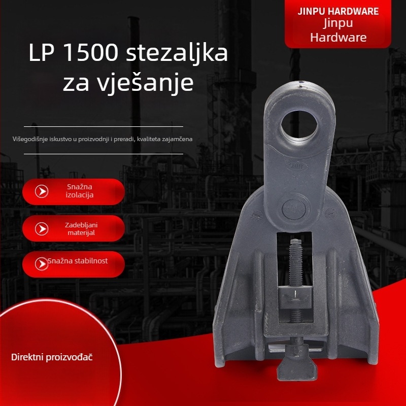 LP 1500 plastična vješalna stezaljka za električne vodove – fiksna stezaljka, kompletna specifikacija