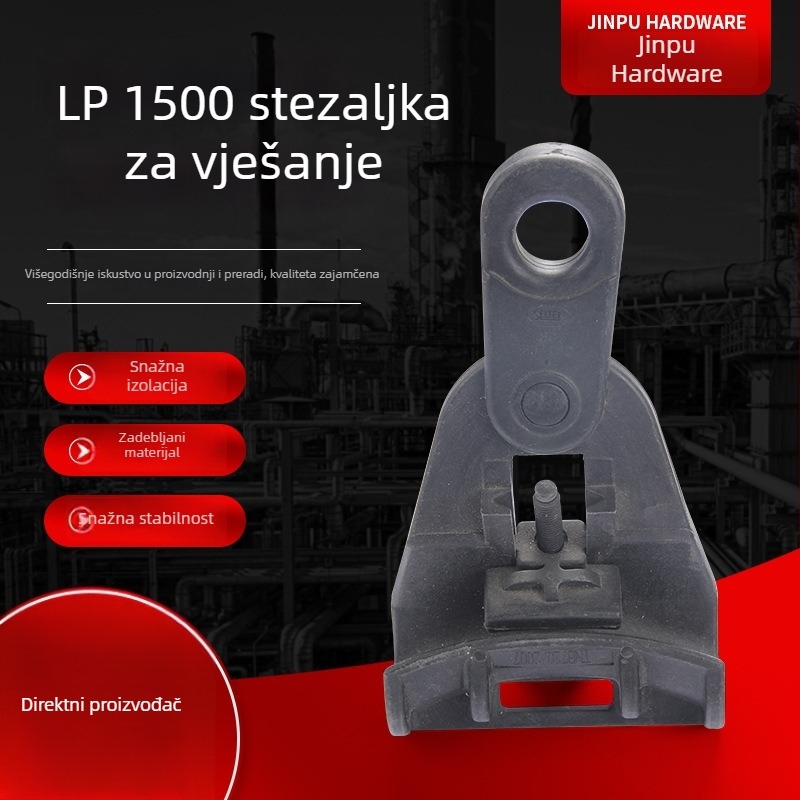 LP 1500 plastična vješalna stezaljka za električne vodove – fiksna stezaljka, kompletna specifikacija