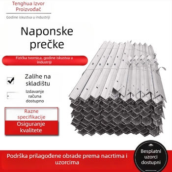 Križni nosač za električne uređaje, toplinski galvaniziran, prema nacionalnom standardu