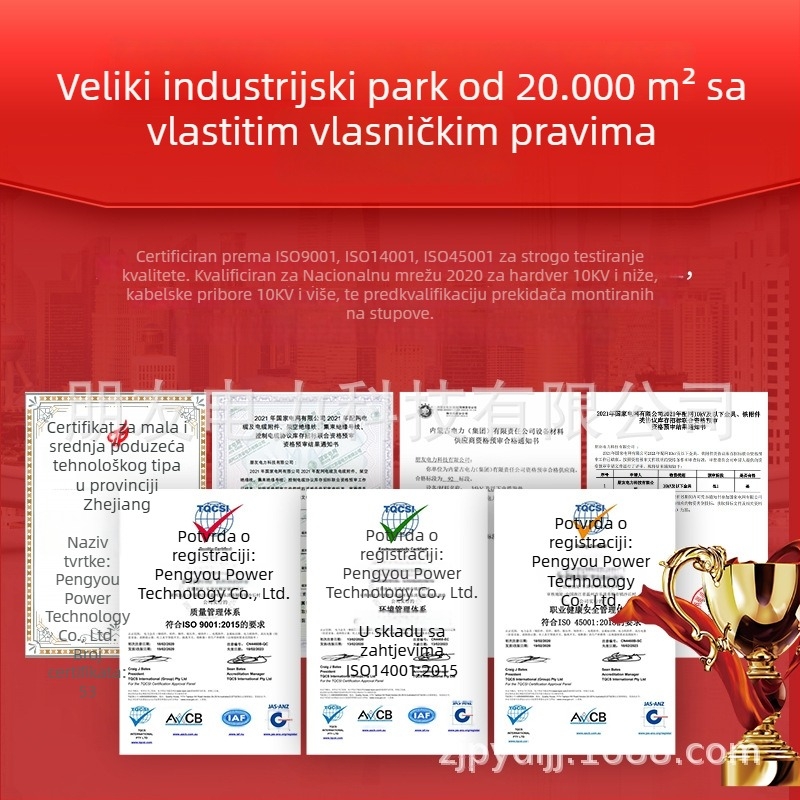Friends bakreni vodički terminal s otvorenim krajem, 10A–1000A