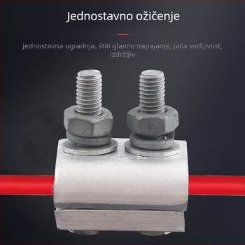 Kabelska stezaljka za bakro-aluminijski prijelaz, vodootporna, za žljeb kablova