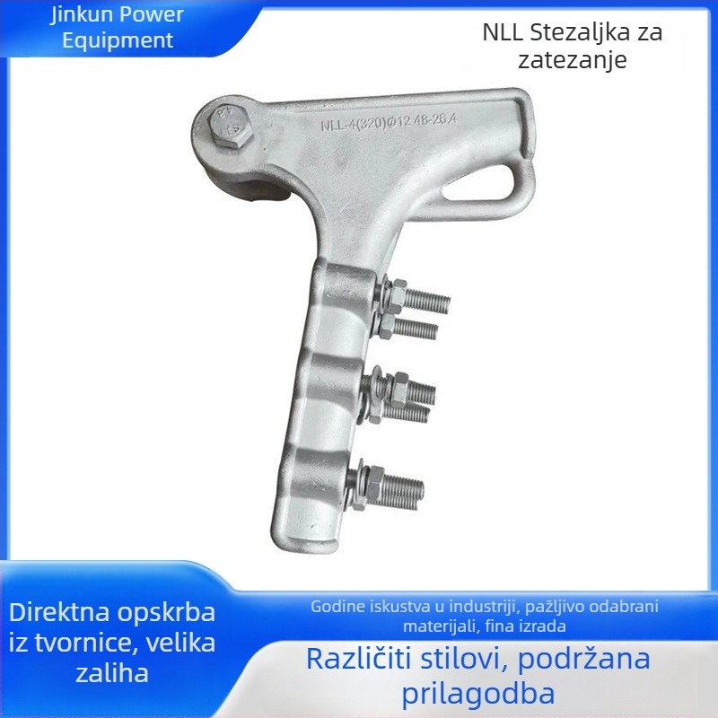 Izolirana napeta stezaljka za kabelsku opremu, vijčani tip, aluminijska legura