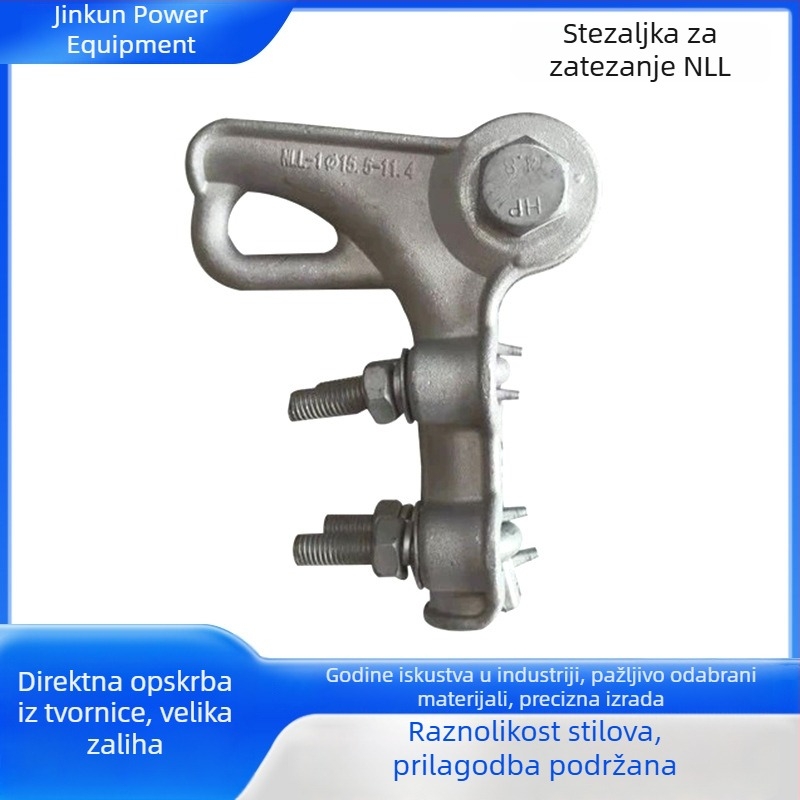 Izolirana napeta stezaljka za kabelsku opremu, vijčani tip, aluminijska legura