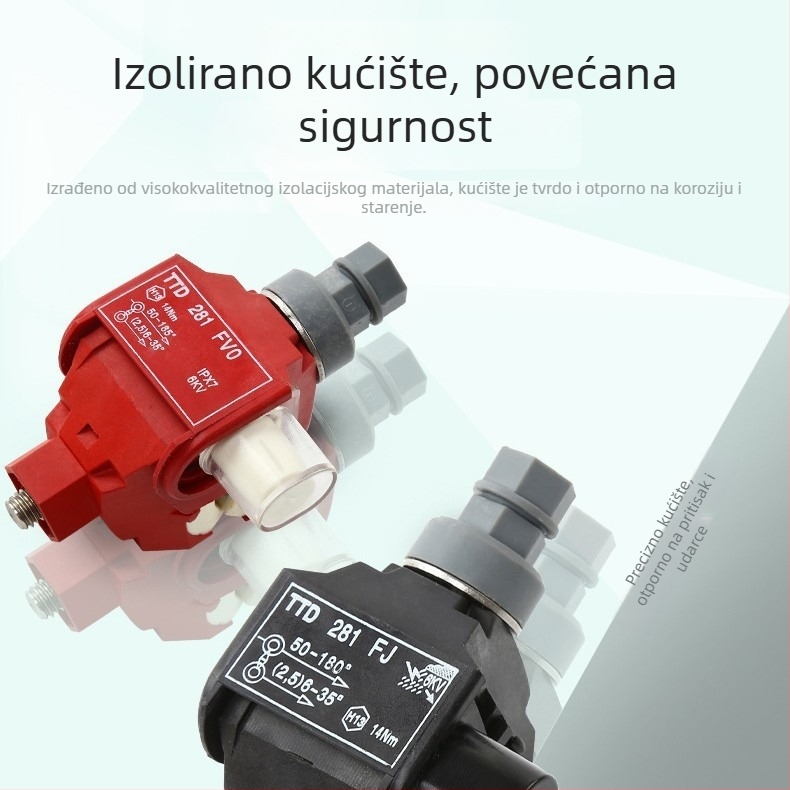 Klem za perforaciju izolacije tipa Sikam za bakrene i aluminijske kabele, vodootporne i otporne na požar (TTD)