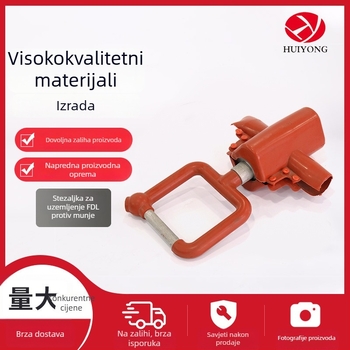 Spona za uzemljenje vodova, neprobijajuća, kompresijsko-klinasti tip (FDL)