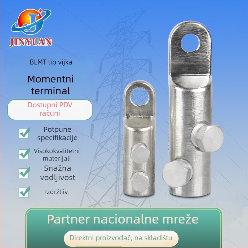 BLMT vijčani tip torzijskog terminala od aluminijske legure, mehanički spoj za kabele od bakra, aluminija i aluminijske legure