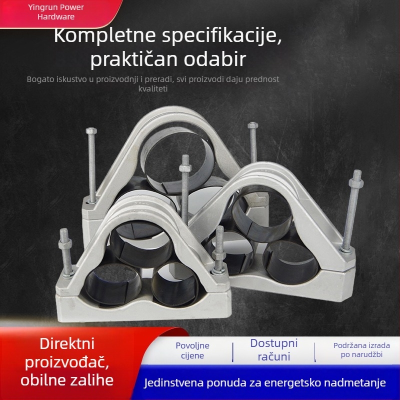 Klip za kabel s tri vodiča od aluminijske legure