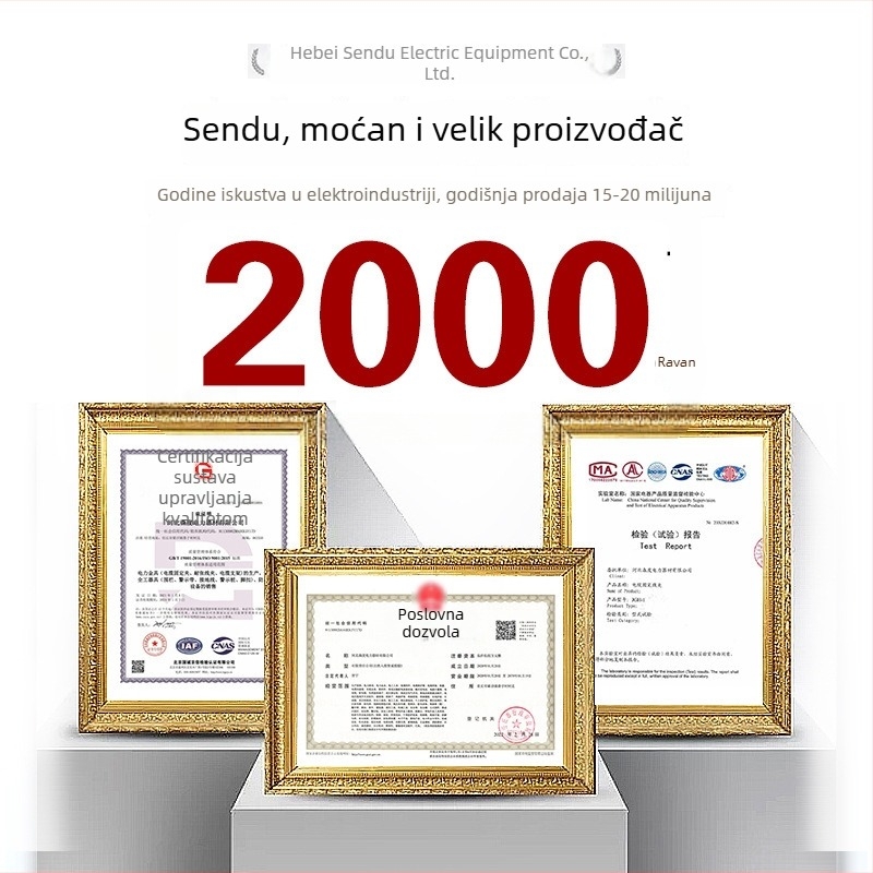 JGP aluminijski legirani trojedrveni kabelski klip, u obliku igle, za visokonaponske kablove