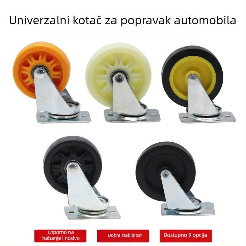 Teška ploča za popravak automobila s univerzalnim kotačima, 36–40 inča