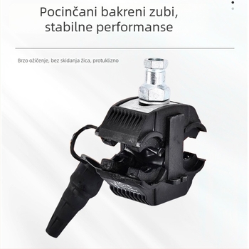 JJC serija klema za probijanje izolacije kablova, za kabel visokog i niskog napona, rasklopni terminal, montaža bez skidanja izolacije
