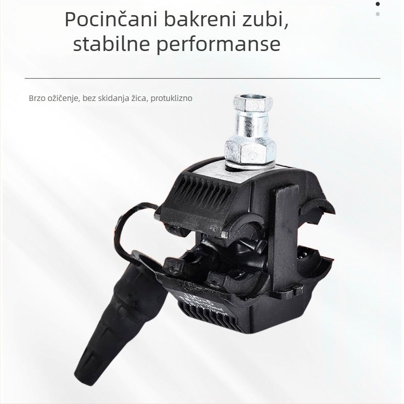 JJC serija klema za probijanje izolacije kablova, za kabel visokog i niskog napona, rasklopni terminal, montaža bez skidanja izolacije