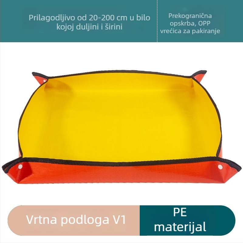 PE vodootporna podloga za vrtlarstvo za presađivanje i zamjenu tla za sukulente