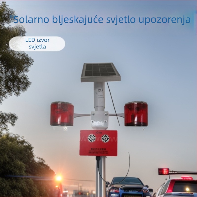 Kablano upozoravajuće LED svjetlo za sigurnost prometa, strob signali, noćno kontrolirano osvjetljenje, visići aluminijski klip za kabel