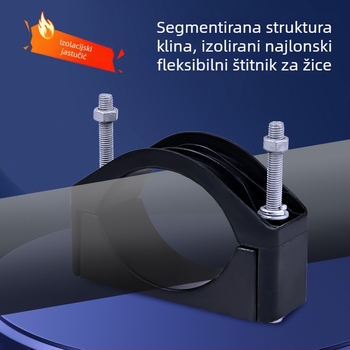 Stezaljka za kabel visokog napona, za jednovodni kabel, stezaljka za grananje, plastična najlonska izolacijska stezaljka