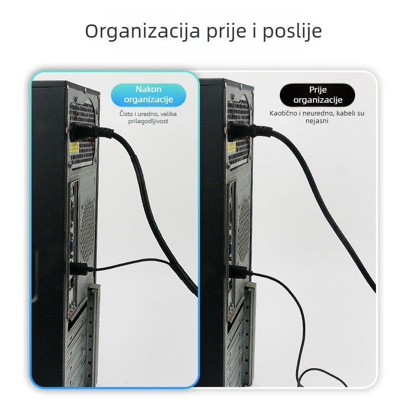 PE spiralna plastična cijev za kabelske snopove, navijajući cijev, promjer 4–30 mm, crno-bijeli izolacijski omotač