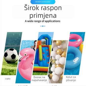 Dvostrano djelujuća plastična ručna pumpa, prijenosna za napuhivanje kreveta