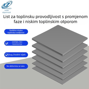 Specijalno oblikovana silikonska termička podloga s faznim prijelazom za odvodenje topline CPU invertora, izolacijska silikonska podloga s visokom toplinskom vodljivošću