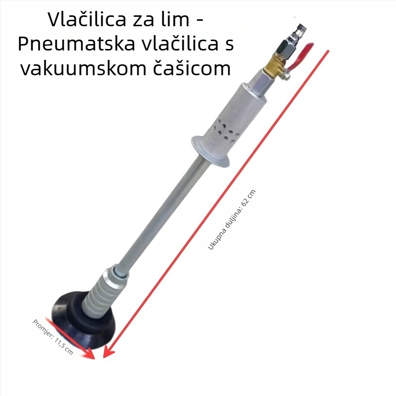 Pneumatski izvlačni alat za udubljenja s vakuumskom čašom – popravak karoserije bez lakiranja