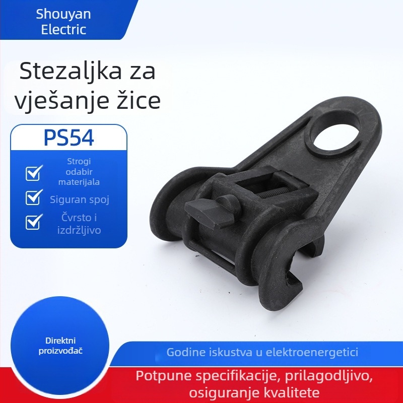 PS54 viseći klip za kabel – plastični fiksni klip za električne kablove 25–95 mm²