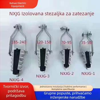 NXJG-1-2-3-4 Klinasta izolirana stezaljka za napone, pločasti tip, aluminijska legura, za visokonaponske primjene