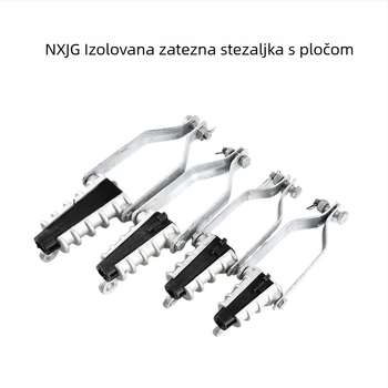 NXJG-1-2-3-4 Klinasta izolirana stezaljka za napone, pločasti tip, aluminijska legura, za visokonaponske primjene