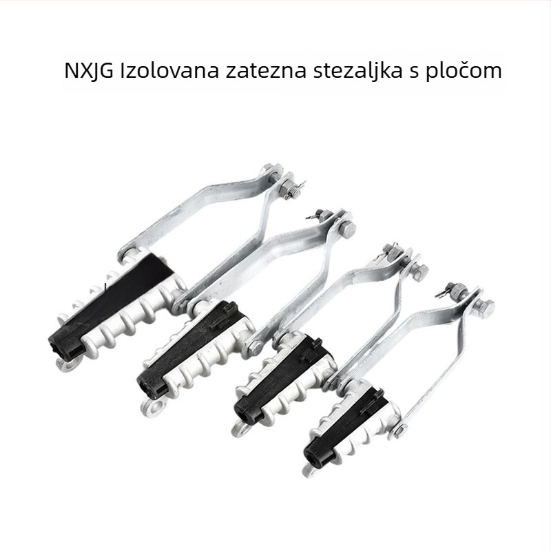 NXJG-1-2-3-4 Klinasta izolirana stezaljka za napone, pločasti tip, aluminijska legura, za visokonaponske primjene