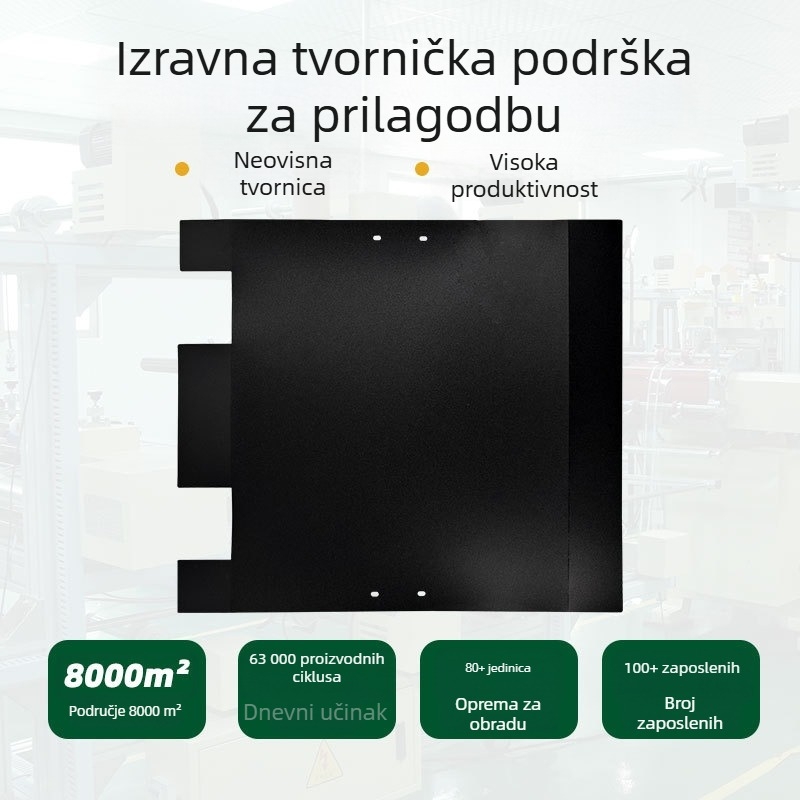 BPJM PP crna samoljepljiva izolacijska brtvila ploča, vatrootporna 94V-0, do 160°C