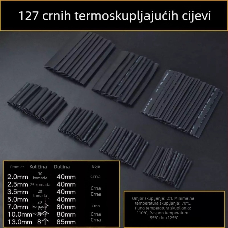 Termoizolacijska cijev za kućnu elektroinstalaciju, zaštita vodova i kablova, vatrootporna