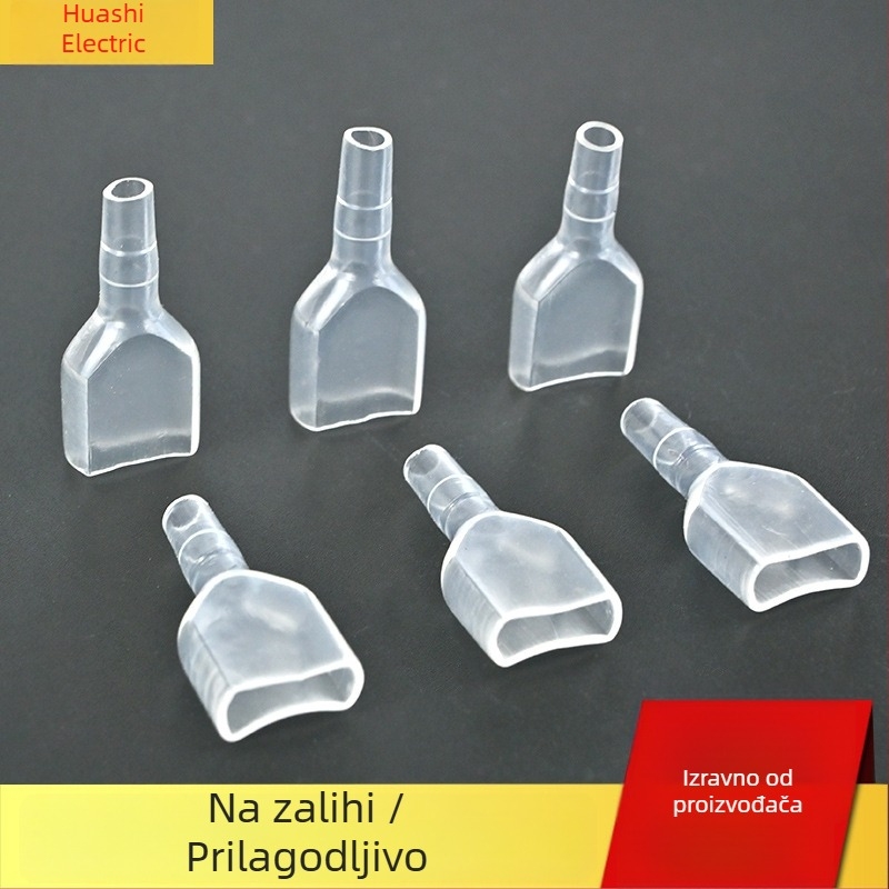 Izolirane vatrootporne navlake za terminalne blokove, 7,8 mm pravilan utikač, PVC mekane navlake, 2000 kom