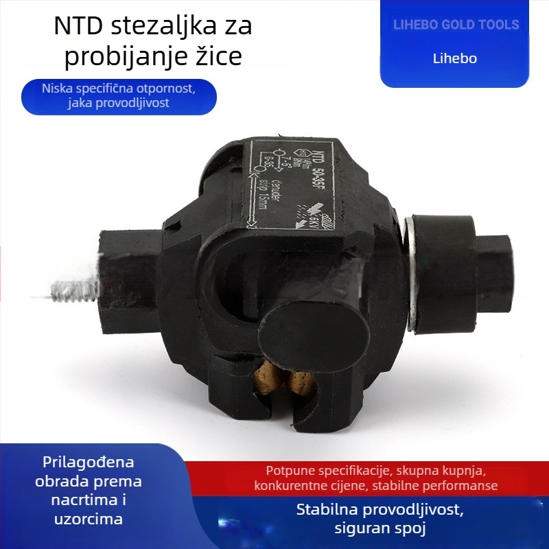NTD probna stezaljka za kabel, izolirana kabelska stezaljka, oprema za napinjanje grane kabel, poboljšanje izolacije