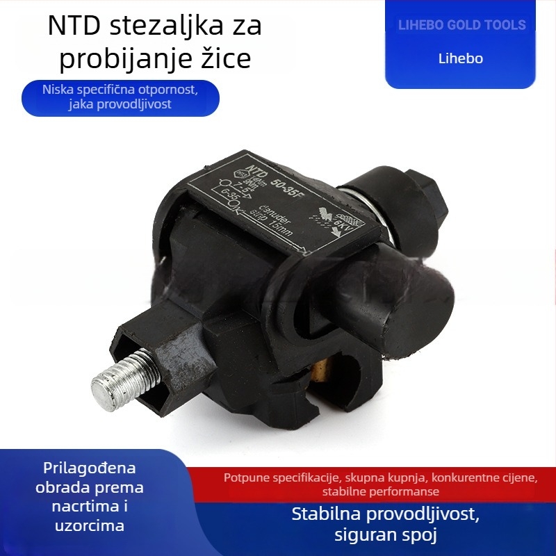 NTD probna stezaljka za kabel, izolirana kabelska stezaljka, oprema za napinjanje grane kabel, poboljšanje izolacije