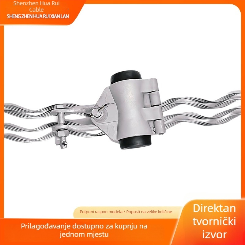 ACL serija preduvijena vješalna stezaljka za optičke kabele i vodove - aluminijska legura, toplo pocinčana, 10kV-500kV