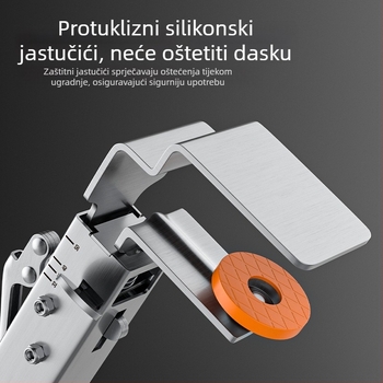 Nerđajući čelični klip za montažu ladice i učvršivač ploča – alat za stolariju