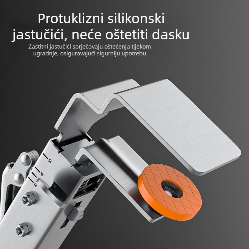 Nerđajući čelični klip za montažu ladice i učvršivač ploča – alat za stolariju