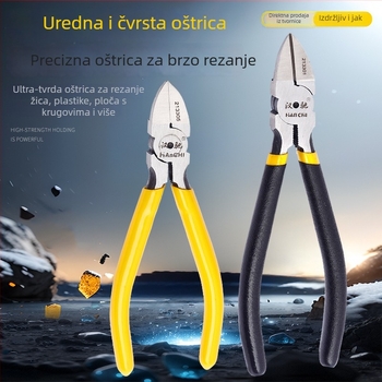 Industrijske dijagonalne kliješta, 5–6 inča, mini kliješta za električare, visokougljična čelik