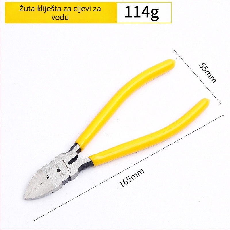 Industrijske dijagonalne kliješta, 5–6 inča, mini kliješta za električare, visokougljična čelik