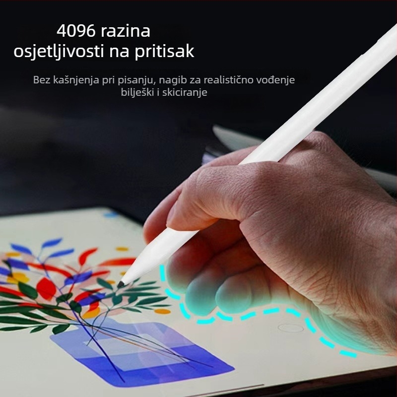 Kapacitivni stylus s 4096 razina tlaka, magnetsko pričvršćivanje, USI potvrđen, sprječava slučajne dodire, za Xiaodu Learning Machine i Google tablete