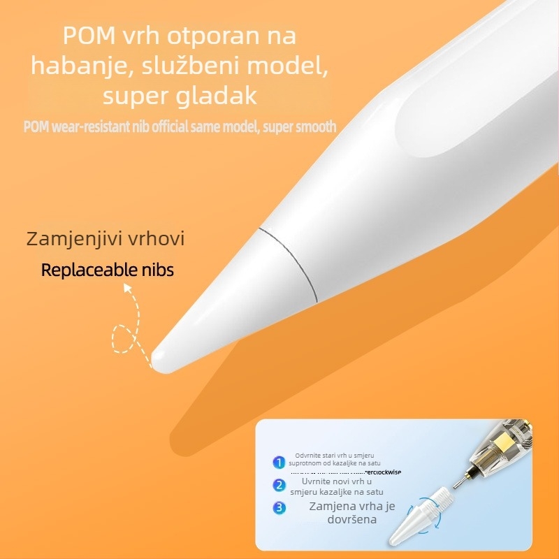 Kapacitivni stylus za Apple iPad, aktivna zaštita od slučajnog dodira